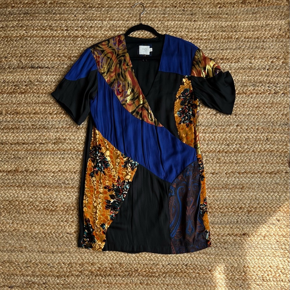 Anthropologie mini dress with short sleeves